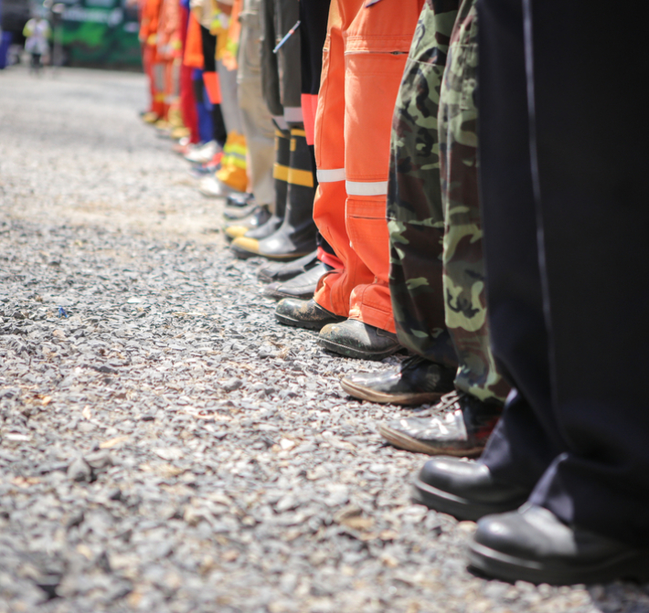 Different organisations together