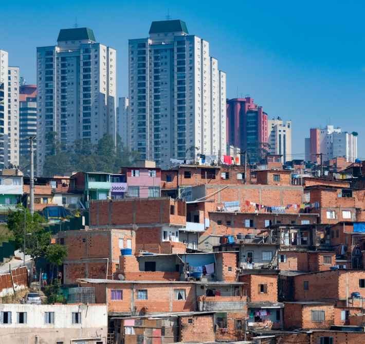 City slum