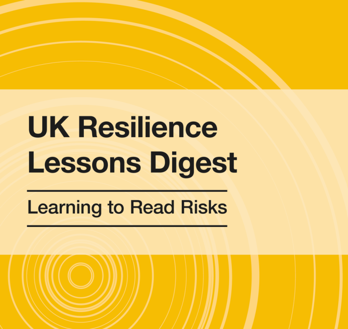 UK Resilience Lessons Digest Issue 3 Learning to Read Risks
